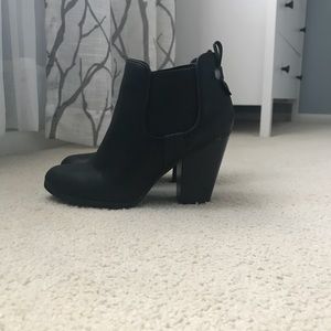 Black Heeled Ankle Boots